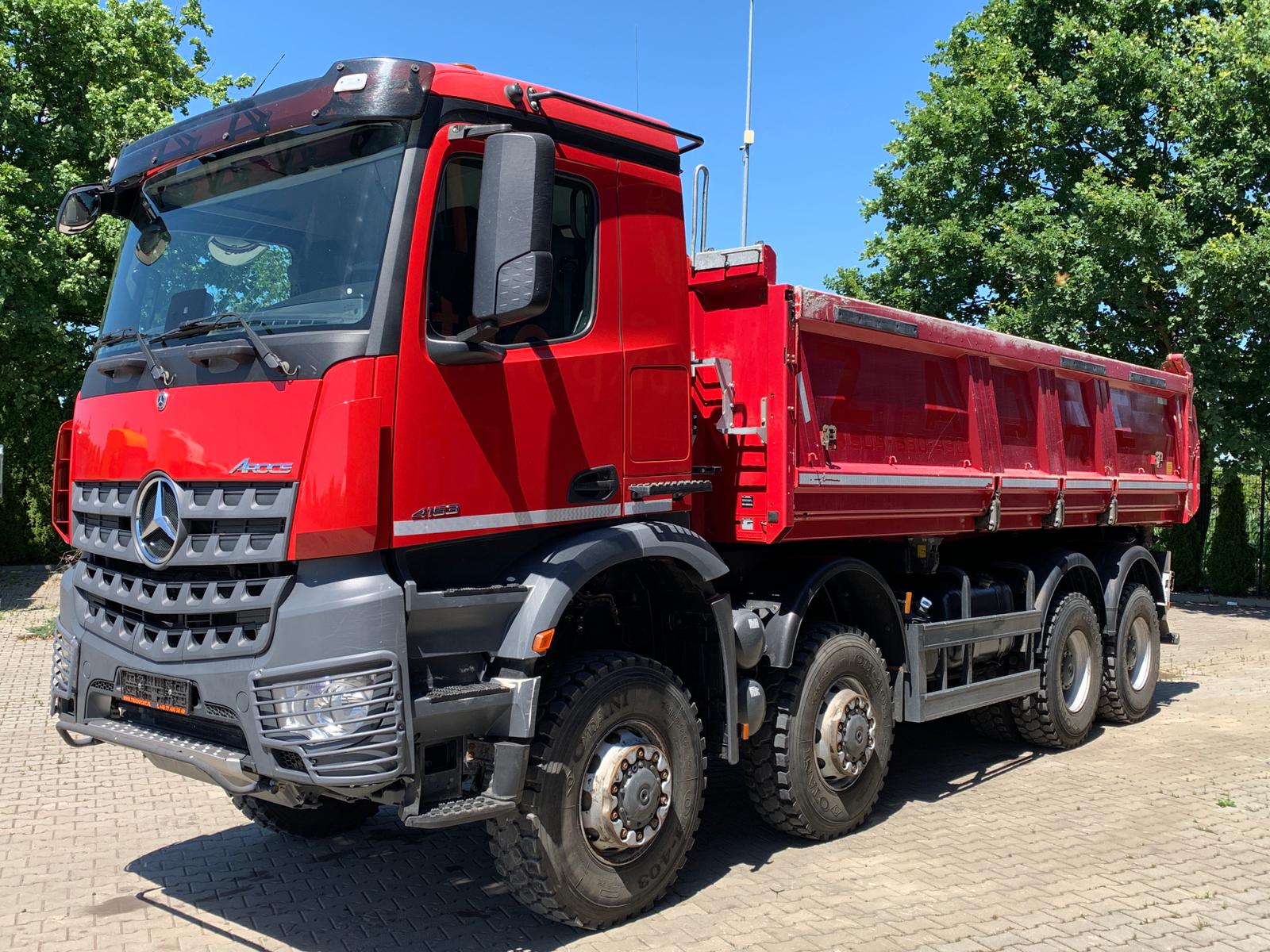 MB AROCS 4153 8X8 EURO6 WYWROTKA TRÓJSTRONNA Z BORDATIKIEM